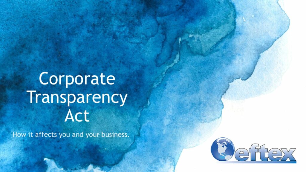 Corporate Transparency Act EfTax Solutions